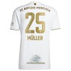 Officiële Voetbalshirt FC Bayern München Muller 25 Uit 2022-23 - Heren